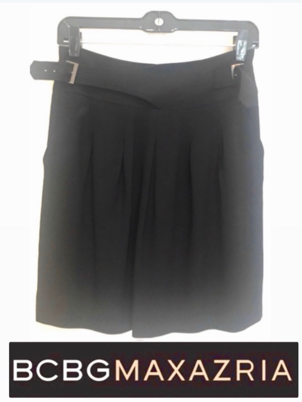 BCBGMAXAZRIA Black Mini Skirt